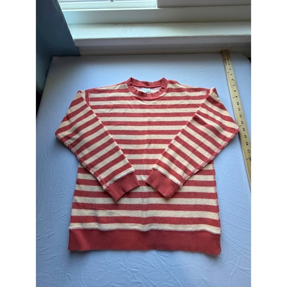 Girls Preppy Striped Sweatshirt Long Sleeve Pullover US 12 by Hanna Andersson